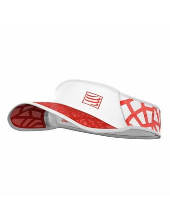 Visera Compressport Spider Web Ultralight Rojo Talla única