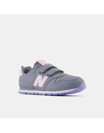 Zapatillas Deportivas Infantiles New Balance 500 HookLoop Gris