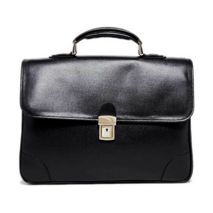 Håndtasker til damer Maison Heritage NEON-NOIR 42 x 28 x 13 cm