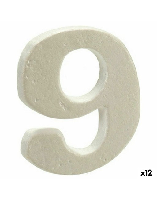Numéro Numéro 9 2 x 15 x 10 cm (12 Unités)