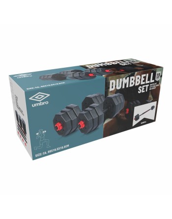Dumbbells Umbro Extendable Complete kit 19 pcs