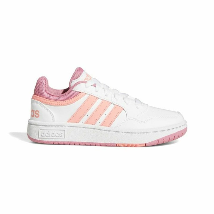 Sportssko til børn Adidas Hoops Hvid