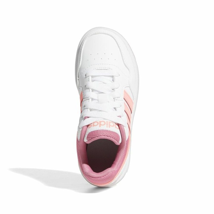 Sportssko til børn Adidas Hoops Hvid