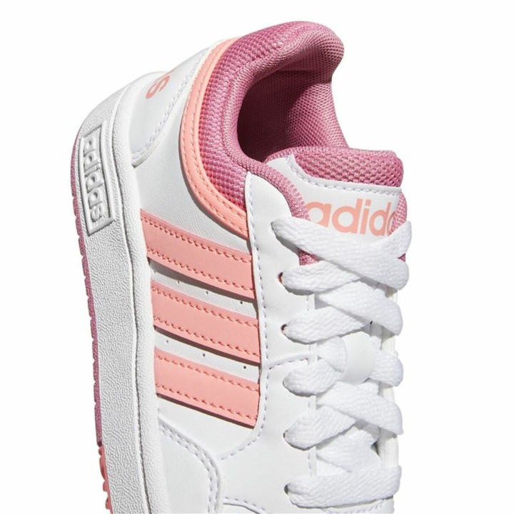 Sportssko til børn Adidas Hoops Hvid