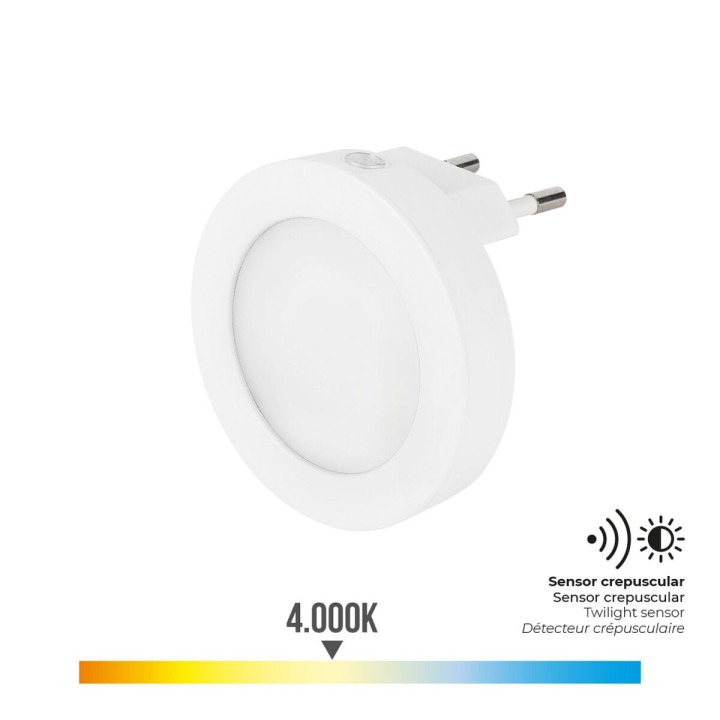 Natlys EDM 04041 Multifarvet Cirkulær Stik