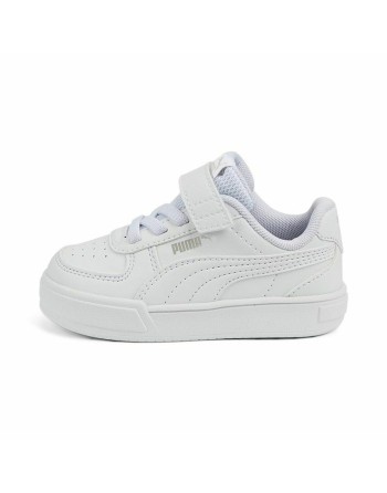Sports Shoes for Kids Puma Caven AC+ White
