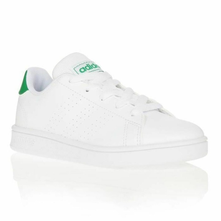 Sportssko til børn Adidas Advantage Hvid