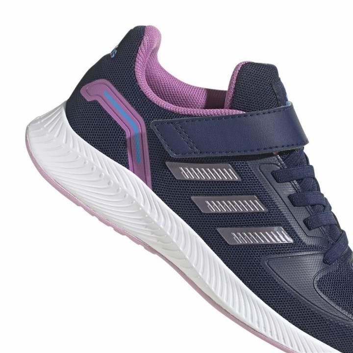 Sportssko til børn Adidas Runfalcon 2.0 Mørkeblå