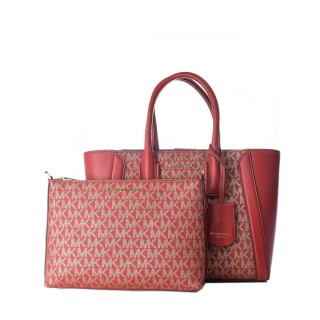 Håndtasker til damer Michael Kors 35F2G6KC5V-CHILI-GLD Rød 24 x 18 x 8 cm