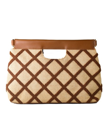 Håndtasker til damer Laura Ashley VALETTA-QUILTED-TAN Brun 30 x 20 x 9 cm