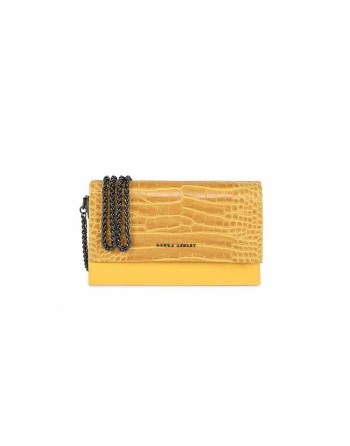 Sac-à-main Femme Laura Ashley DUDLEY-CROCO-YELLOW Jaune 22 x 12 x 5 cm
