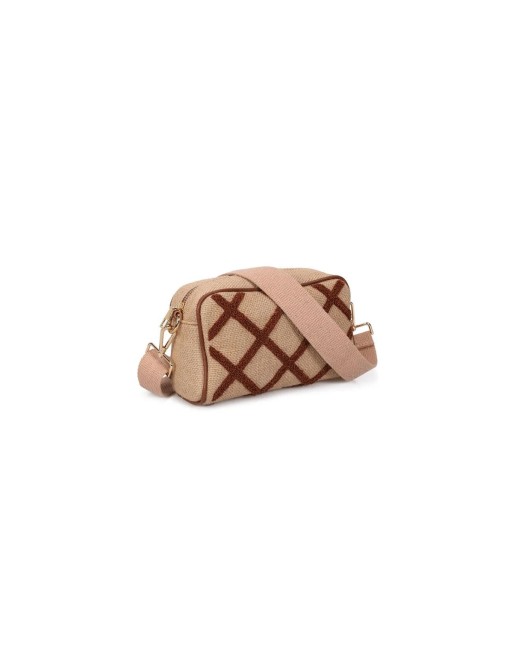 Borsa Donna Laura Ashley LENORE-QUILTED-TAN Marrone 23 x 15 x 9 cm