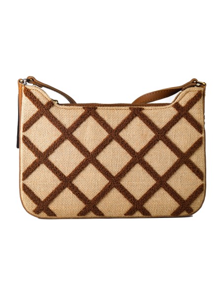Borsa Donna Laura Ashley SALWAY-QUILTED-TAN Marrone 28 x 17 x 7 cm
