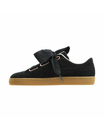 Zapatillas Deportivas Mujer Puma  Basket Heart Corduroy Negro