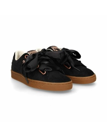 Zapatillas Deportivas Mujer Puma  Basket Heart Corduroy Negro