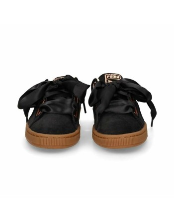 Zapatillas Deportivas Mujer Puma  Basket Heart Corduroy Negro