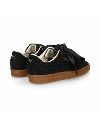 Zapatillas Deportivas Mujer Puma  Basket Heart Corduroy Negro