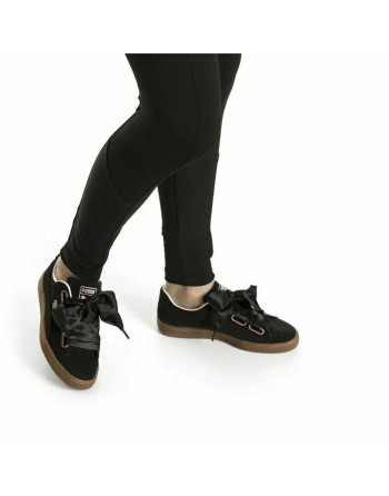 Zapatillas Deportivas Mujer Puma  Basket Heart Corduroy Negro