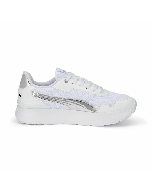 Zapatillas Deportivas Mujer Puma R78 Voyage Distressed  Blanco