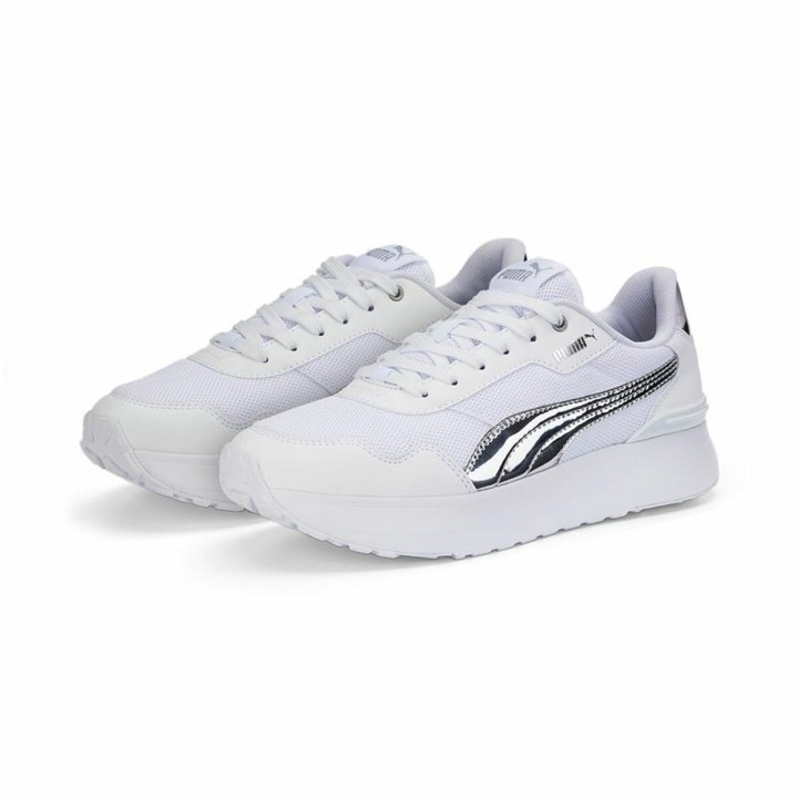 Sportssneakers til damer Puma R78 Voyage Distressed  Hvid