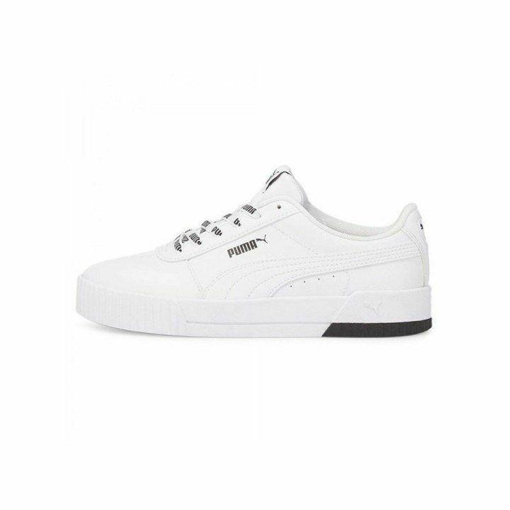 Sportssneakers til damer Puma Carina Logomania Hvid