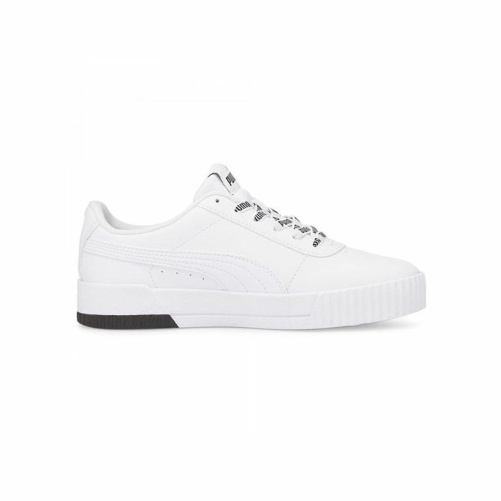 Sportssneakers til damer Puma Carina Logomania Hvid