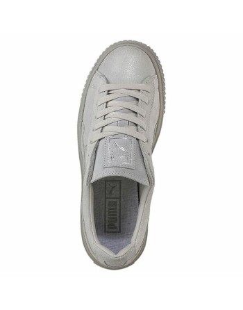 Sportssneakers til damer Puma Basket Platform Reset Hvid