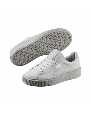 Zapatillas Deportivas Mujer Puma Basket Platform Reset Blanco