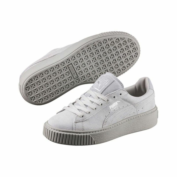 Scarpe Sportive da Donna Puma Basket Platform Reset Bianco