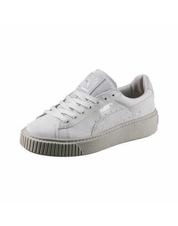 Zapatillas Deportivas Mujer Puma Basket Platform Reset Blanco