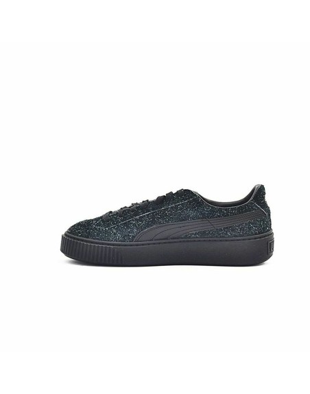 Sportssneakers til damer Puma Suede Platform Eletal Sort