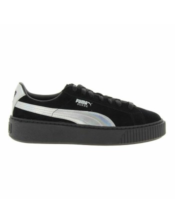 Laufschuhe für Damen Puma Suede Platform Explos  Schwarz