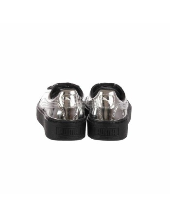 Zapatillas Deportivas Mujer Puma Basket Platform Metallic  Gris claro