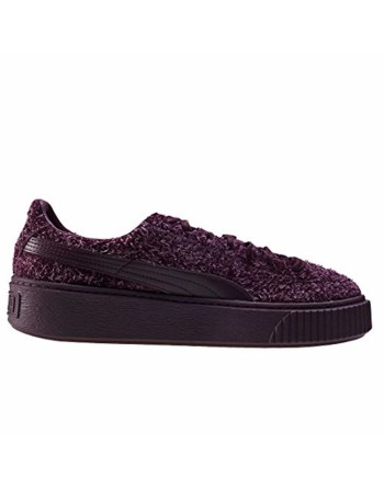 Chaussures de sport pour femme Puma Suede Platform Eletal  Pourpre