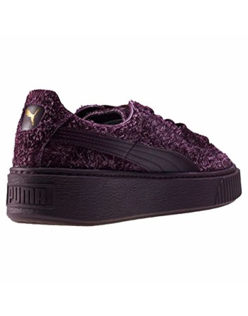 Chaussures de sport pour femme Puma Suede Platform Eletal  Pourpre