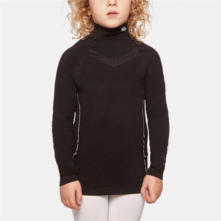 Termisk T-shirt til Børn Sport Hg Sort