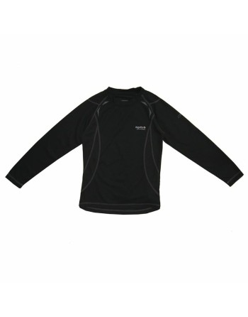 Termisk T-shirt til Børn Regatta Sort