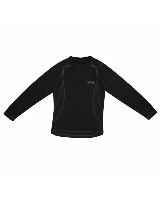 Termisk T-shirt til Børn Regatta Sort
