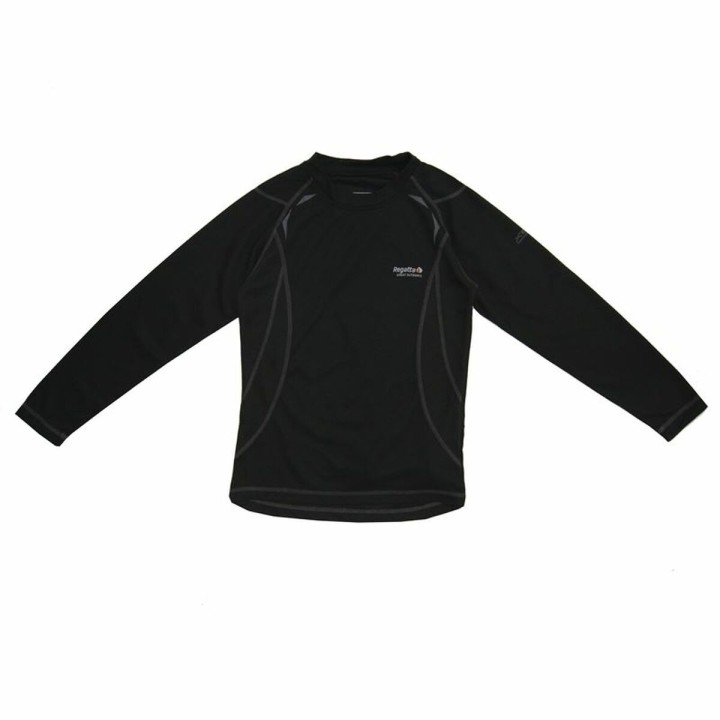 Termisk T-shirt til Børn Regatta Sort