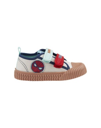 Scarpe da Tennis Casual Bambino Spider-Man Beige