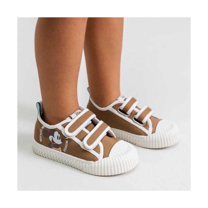 Jungen Sneaker Mickey Mouse Ocker