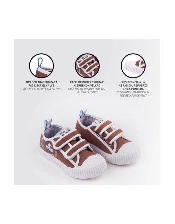 Scarpe da Tennis Casual Bambino Mickey Mouse Ocra
