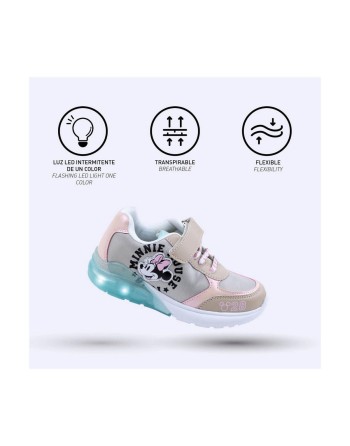Baskets LED Minnie Mouse Beige