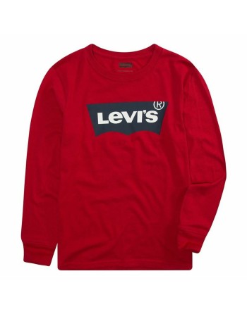 Maglia a Maniche Lunghe per Bambini Levi's Batwing  Rosso