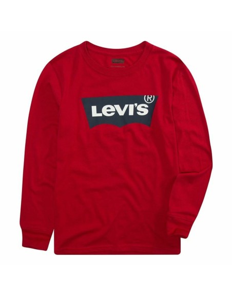 Maglia a Maniche Lunghe per Bambini Levi's Batwing  Rosso