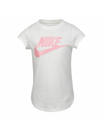 T shirt à manches courtes Enfant Nike  Futura SS Blanc