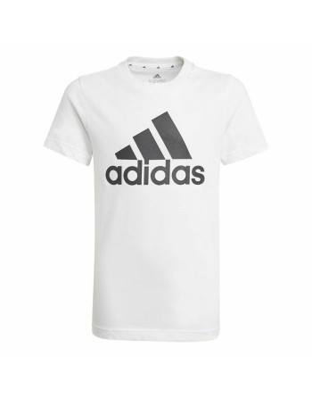 Maglia a Maniche Corte Adidas Essentials  Bianco