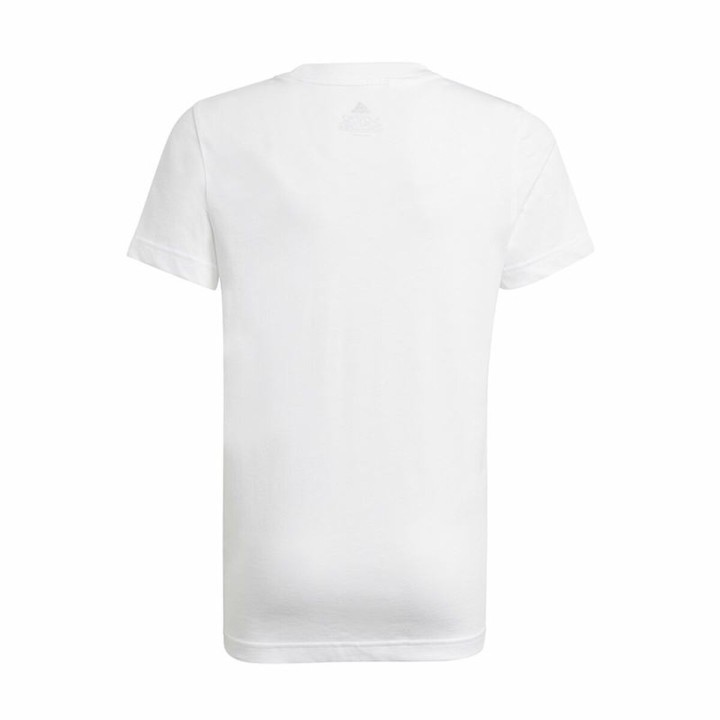 Kortærmet T-shirt Adidas Essentials  Hvid