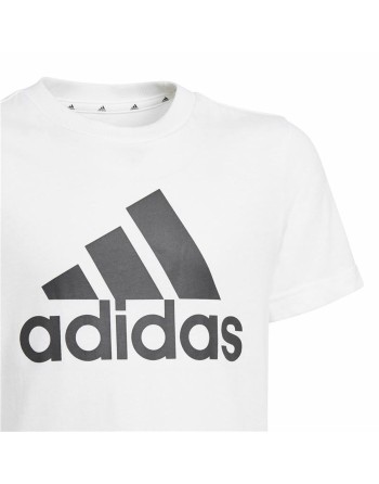 Kurzarm-T-Shirt Adidas Essentials  Weiß