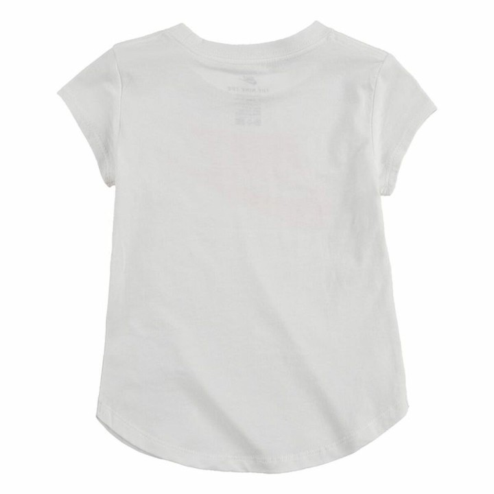 Maglia a Maniche Corte per Bambini Nike Futura SS Bianco
